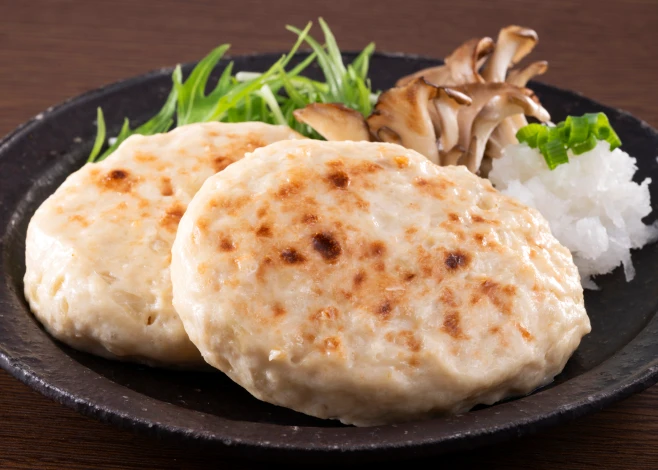 なめらか絹豆腐ハンバーグ